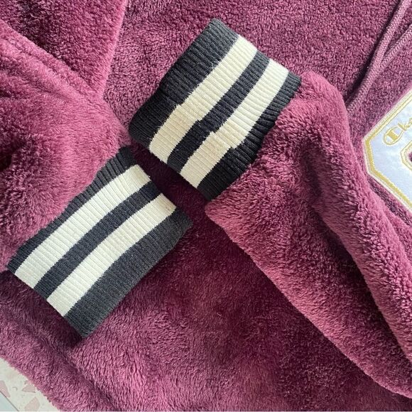 Champion Super Fleece Faux Fur Cropped Cut Off Po Hood-Felt C Sweatshirt - Picture 11 of 14